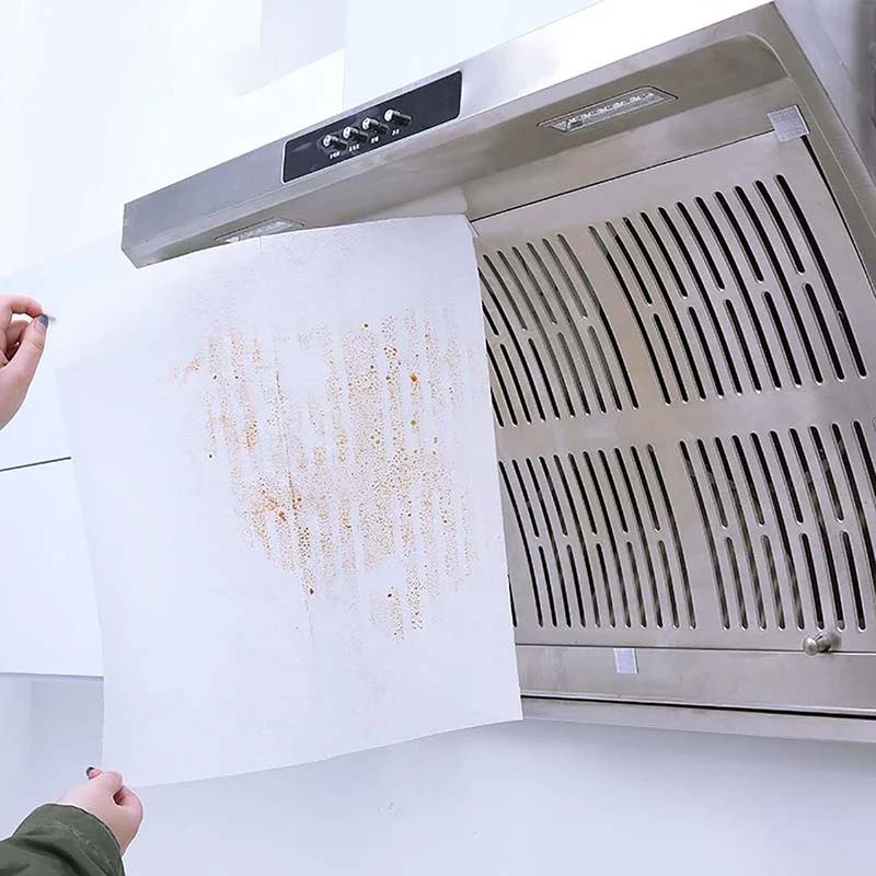 Cooker hood oil-absorbing filter cotton