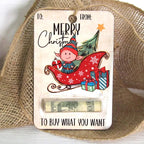 Santa Christmas money holder