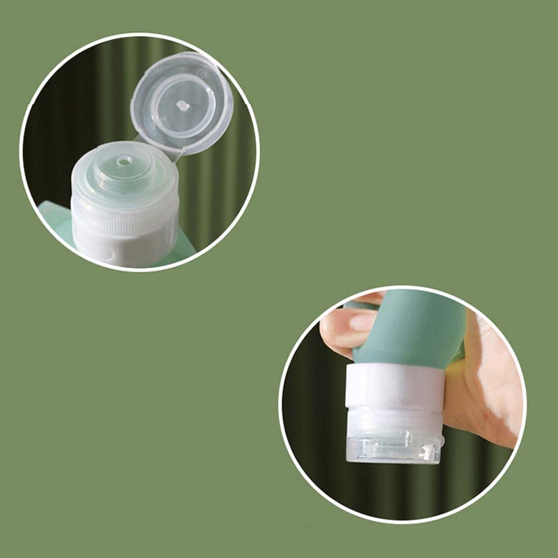 Portable Silicone Travel Bottle with Large Diameter