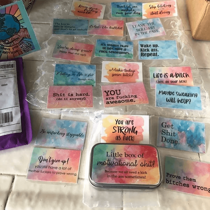 Funny Motivation Card Gift (Set of 20 pieces)