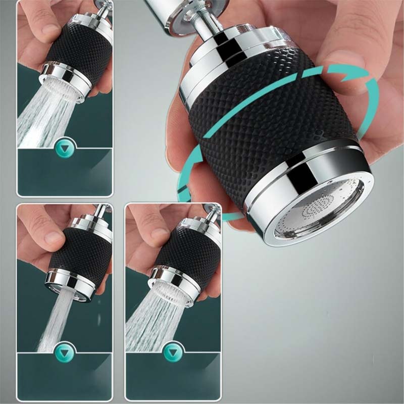 Pressure-regulated splash-proof faucet