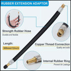 Universal flexible tire valve extensions