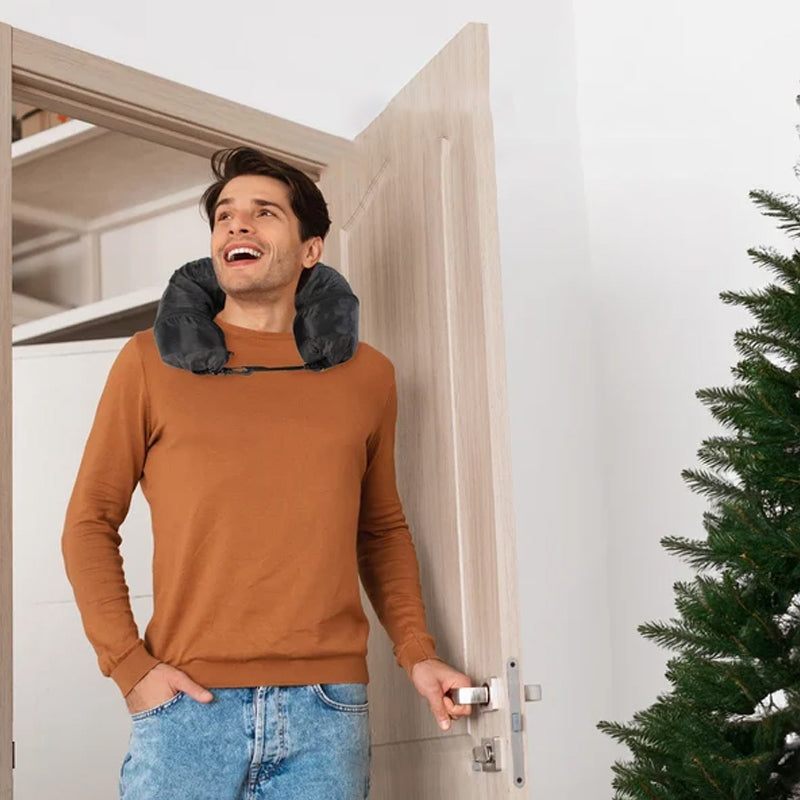 Stuffable Clothing Travel Neck Pillow
