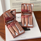 Portable Makeup Brush with Mirror