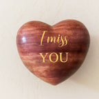 Small Pocket Hug Wooden Heart Token
