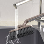 Multifunctional rotary gap cleaning brush