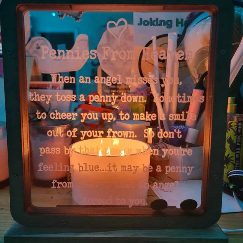 Pennies from Heaven Bank, Wooden Piggy Bank