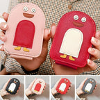 Cute Penguins PU Credit Card Coin Purse