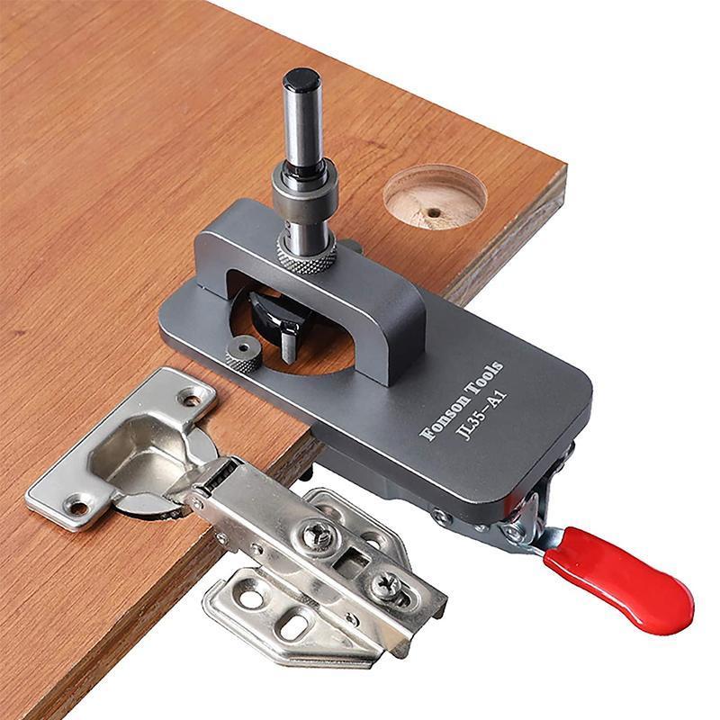 Hidden hinge template 35 mm for woodworking