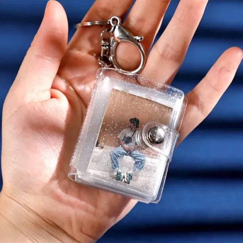 Small Photo Album Keychain Pendant