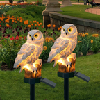 Solar Owl Outdoor Lamp