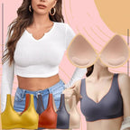 Latex seamless Push-Up bra