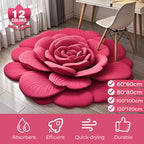 FloraLux Elegant Floor Mat | Plush comfort with diatomaceous earth for quick-drying elegance