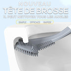 Long-handled Toilet Brush - Say goodbye to stains.