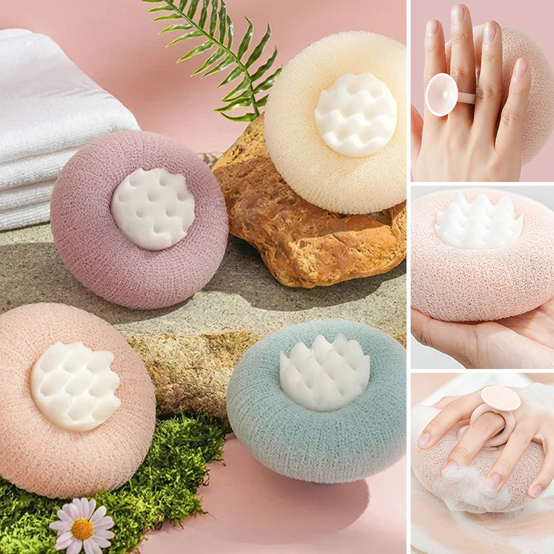 Super soft bath sponge flower