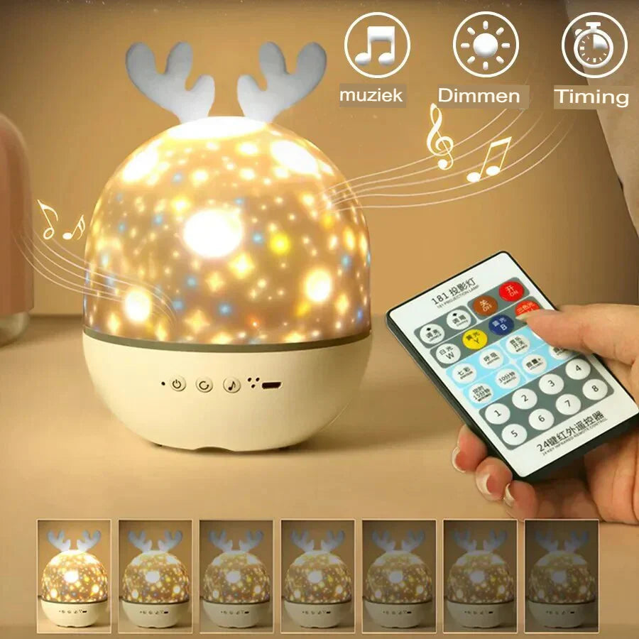Night light with unique pattern for children