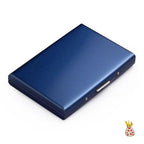 Ultral thin card case with theft and demagnetization protection