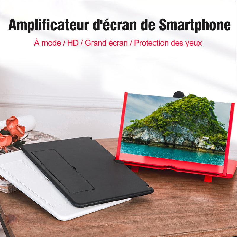 Smartphone screen amplifier