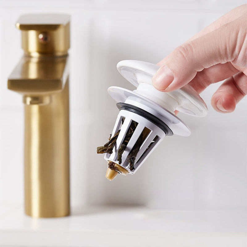 Ceramic Sink Pop-Up Bounce Drain