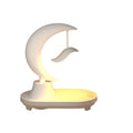 Moonsphere wireless LED lamp with Bluetooth speaker and charger
