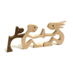 Animal Lover Wooden Sculpture Table Decoration