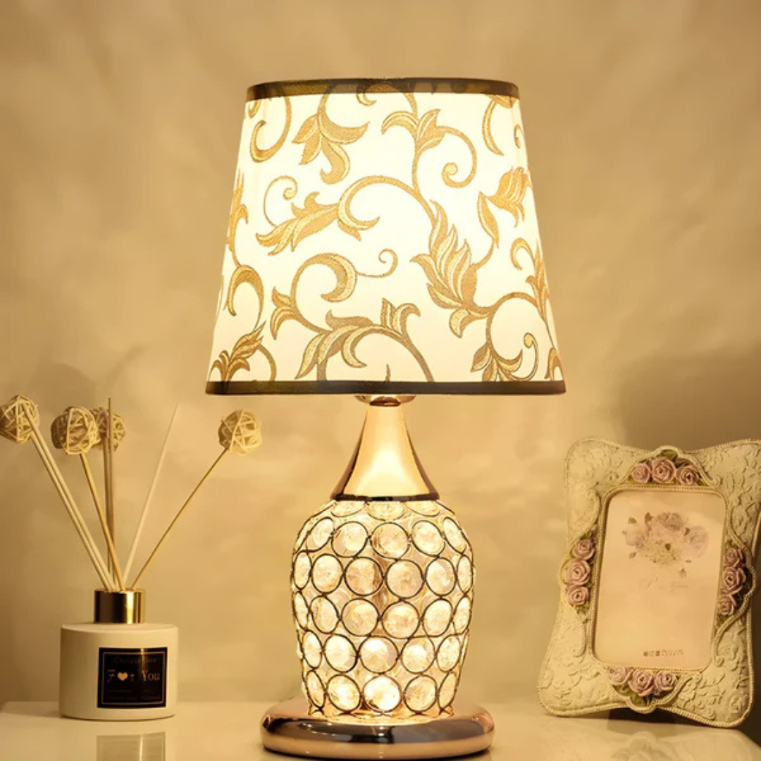Luxury LED Table Lamp With Crystal Glow