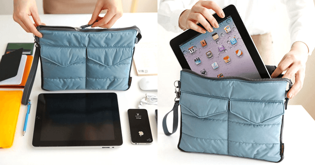 Slim Bag-in-Bag - Made of polyester - Portable & small - Multiple zippered pockets - Easily fits in your suitcase