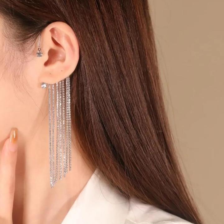 Shiny Zircon Earrings