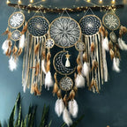 Bohemian Dreamcatcher Wall Hanging Set, 5 Pieces