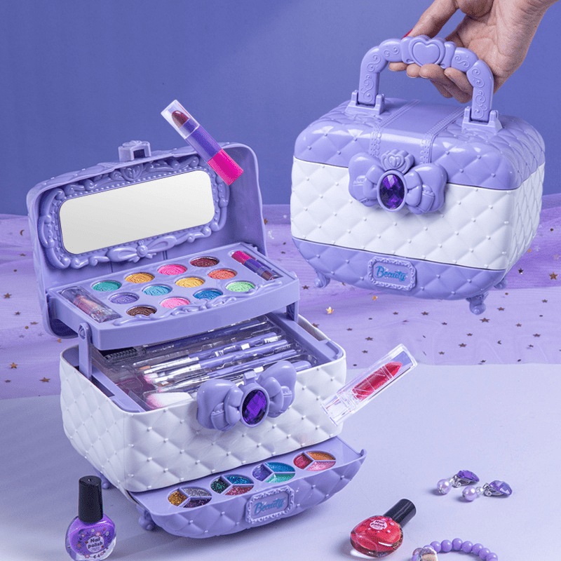 Washable make-up kit for children with bag