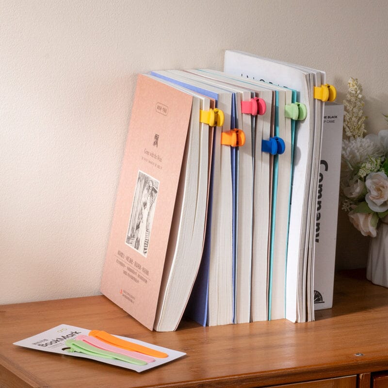 Bookmark made of silicone