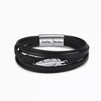 Memorial Feather Men's Bracelet