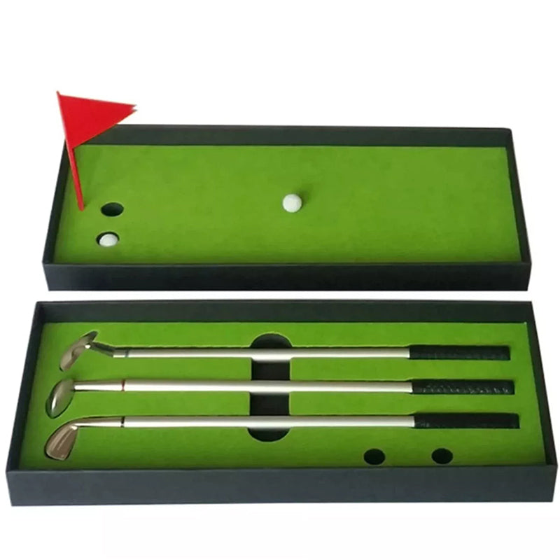 Golf gift with putting green