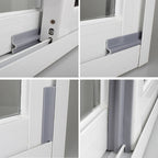 Self-adhesive weatherproof sealing strip