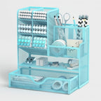 Metal Desk Organizer with Compartments for Office Supplies