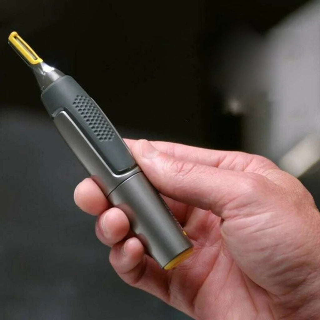 PrecisionEdge Face Trimmer with LED Light and Ergonomic Design