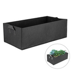 Foldable storage box made of felt for plants with handles