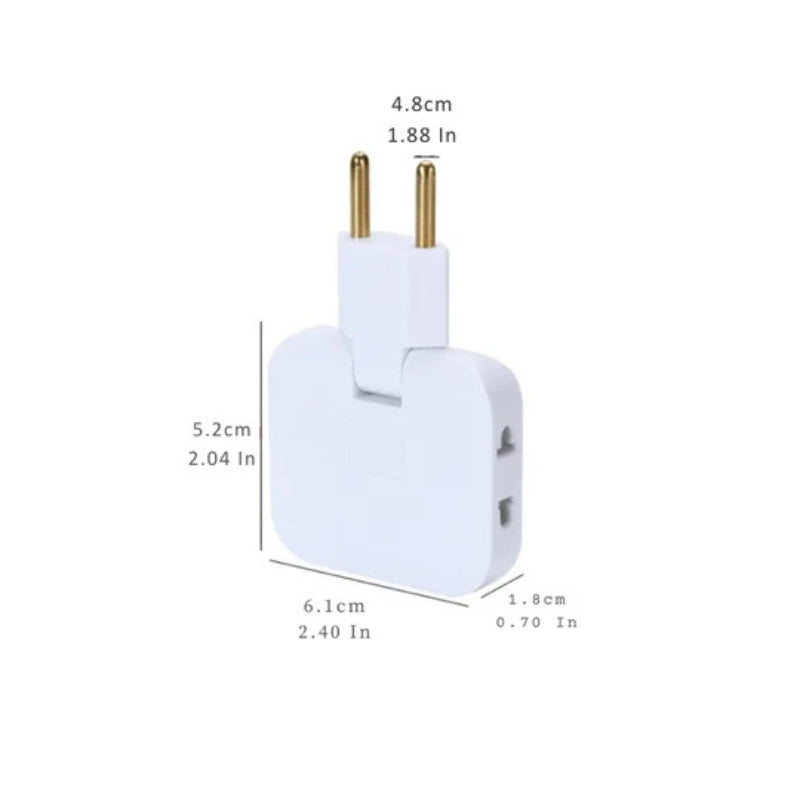 FlexiPlug – Ultrap thin 180° rotatable power strip with multiple sockets