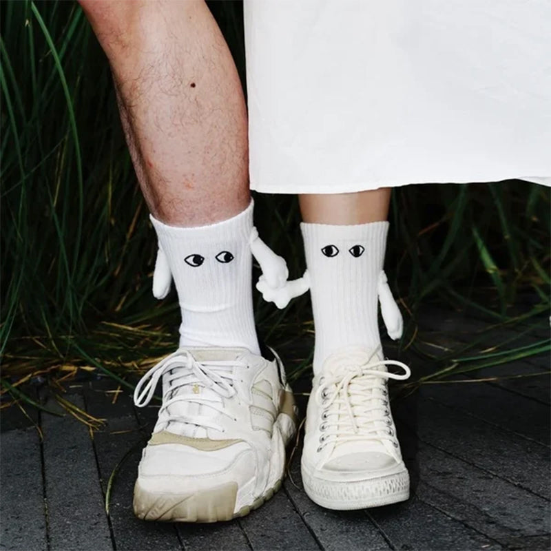 Hand In Hand Magnetic Hand-Holding Socks