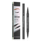 2-in-1 Dual-Ended Eyebrow Pencil with Micro-Fork Tip Applicator and Precise Brush Tip