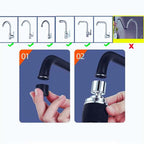 Pressure-regulated splash-proof faucet