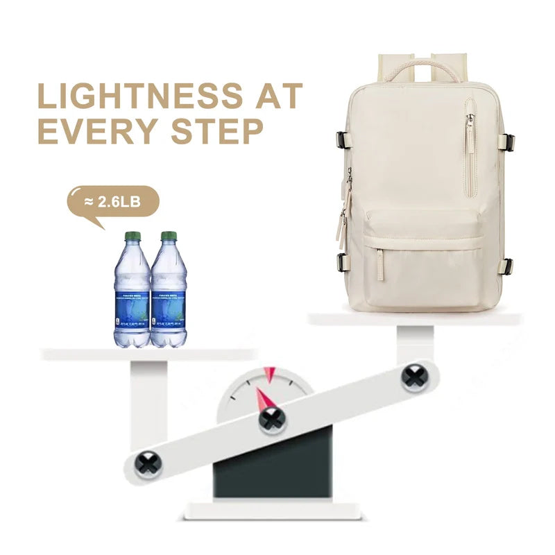 Women's large travel waterproof hiking backpack