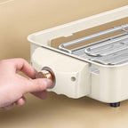 Indoor Smokeless Grill, Non-Stick Cooking Removable Plate