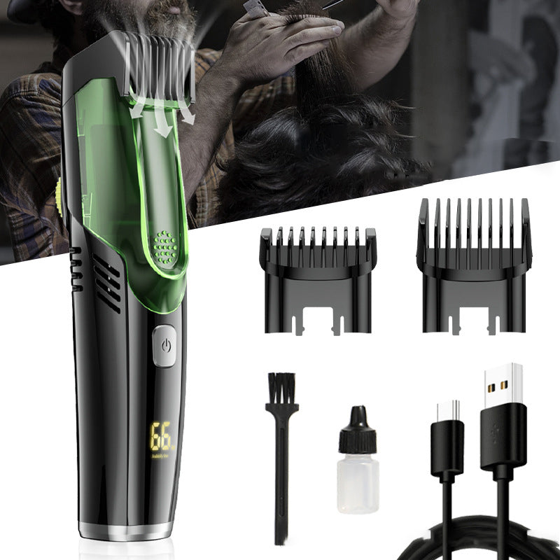 Vacuum beard trimmer - 20 lengths and styles adjustable