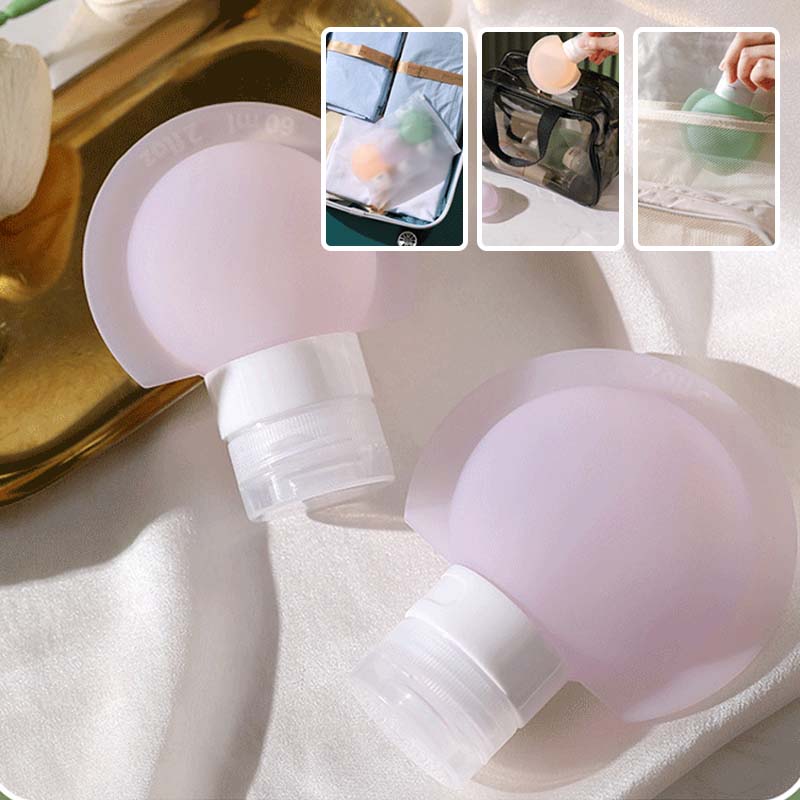 Portable Silicone Travel Bottle with Large Diameter
