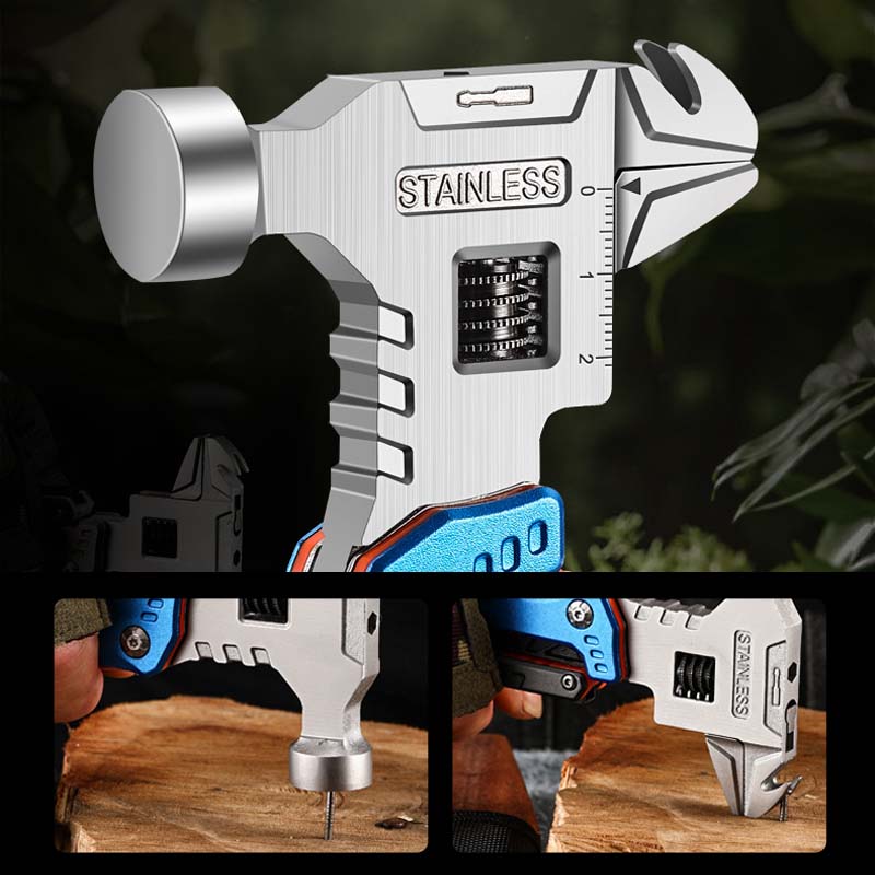 Multifunctional Stainless Steel Folding Body Ball Hammer