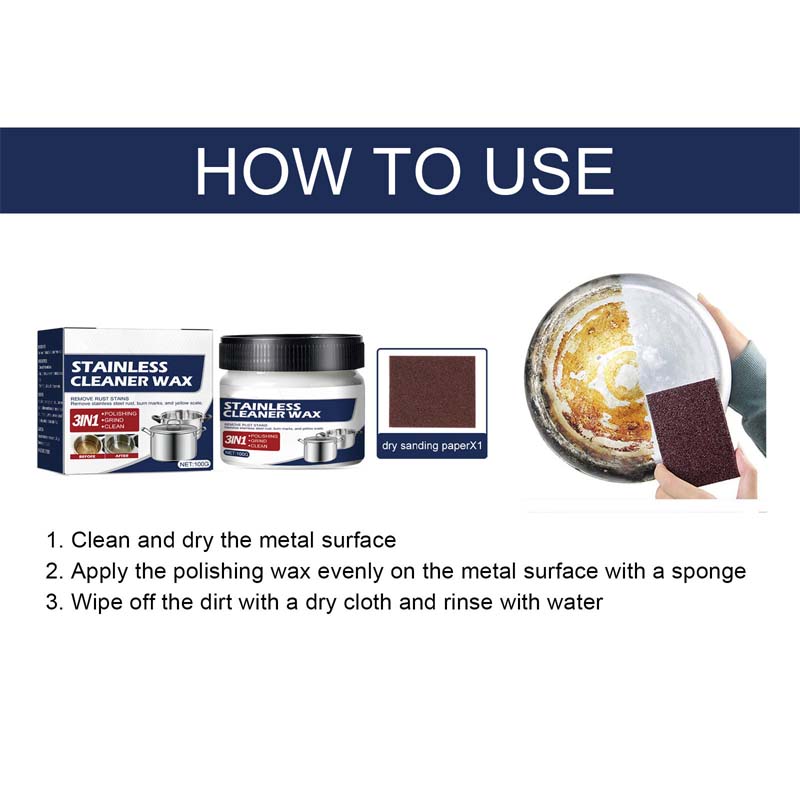 Magic Nano Stainless Steel Cleaning Paste Wax