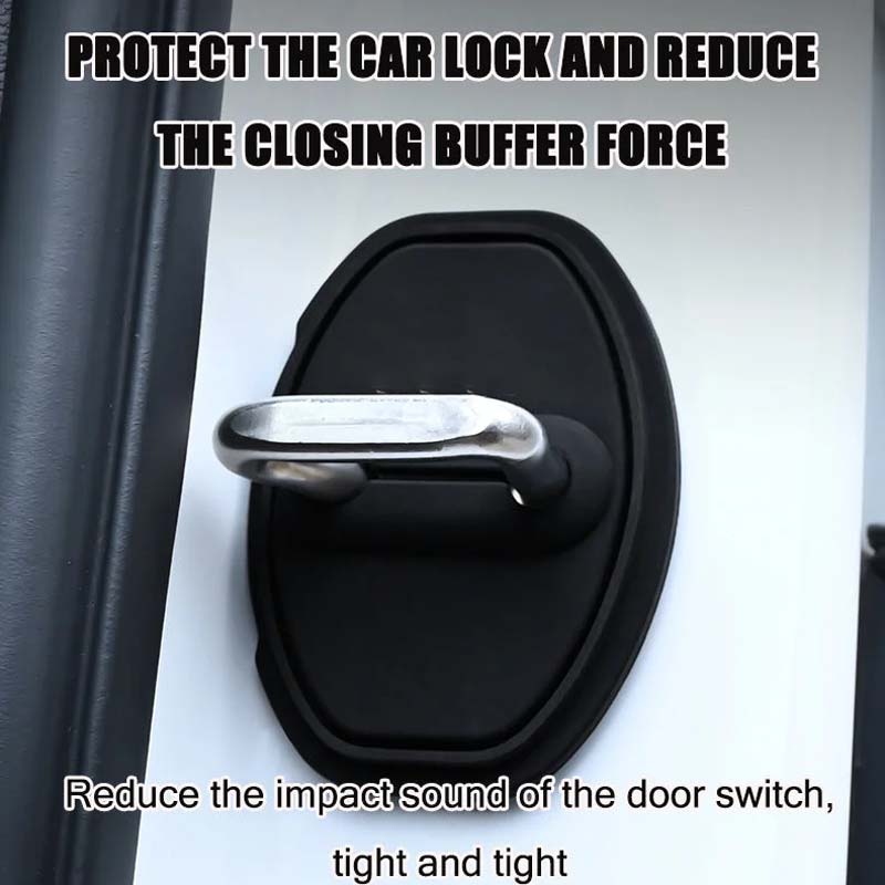 Car Silicone Door Lock Protective Cover (4PCS)