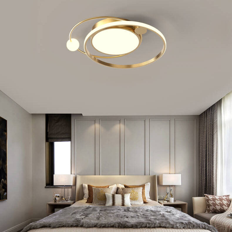 Nordic Round Circle LED Ceiling Light flush mounted