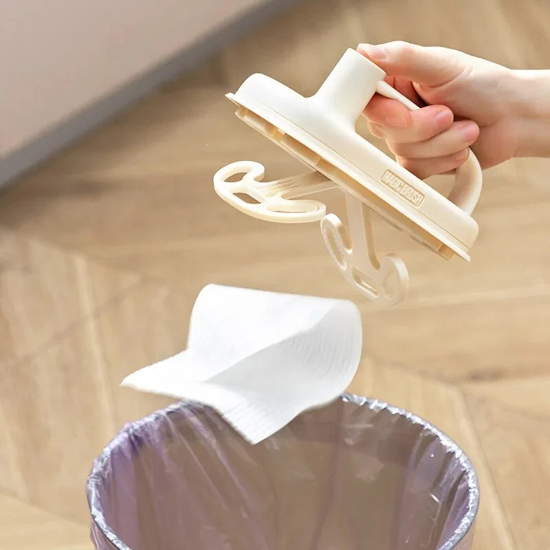 Kitchen cleaning brush & interchangeable disposable magic cloth